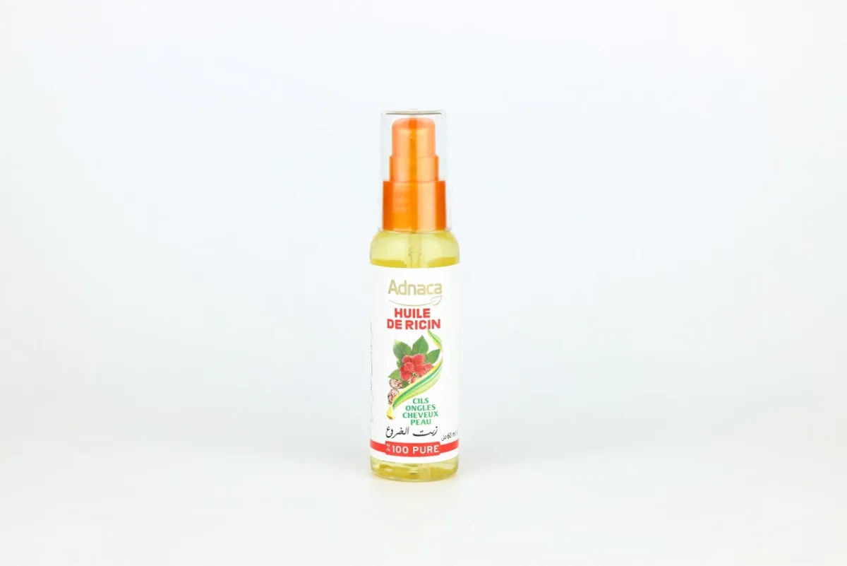 Huile De Ricin 100% Pure Avec Pompe