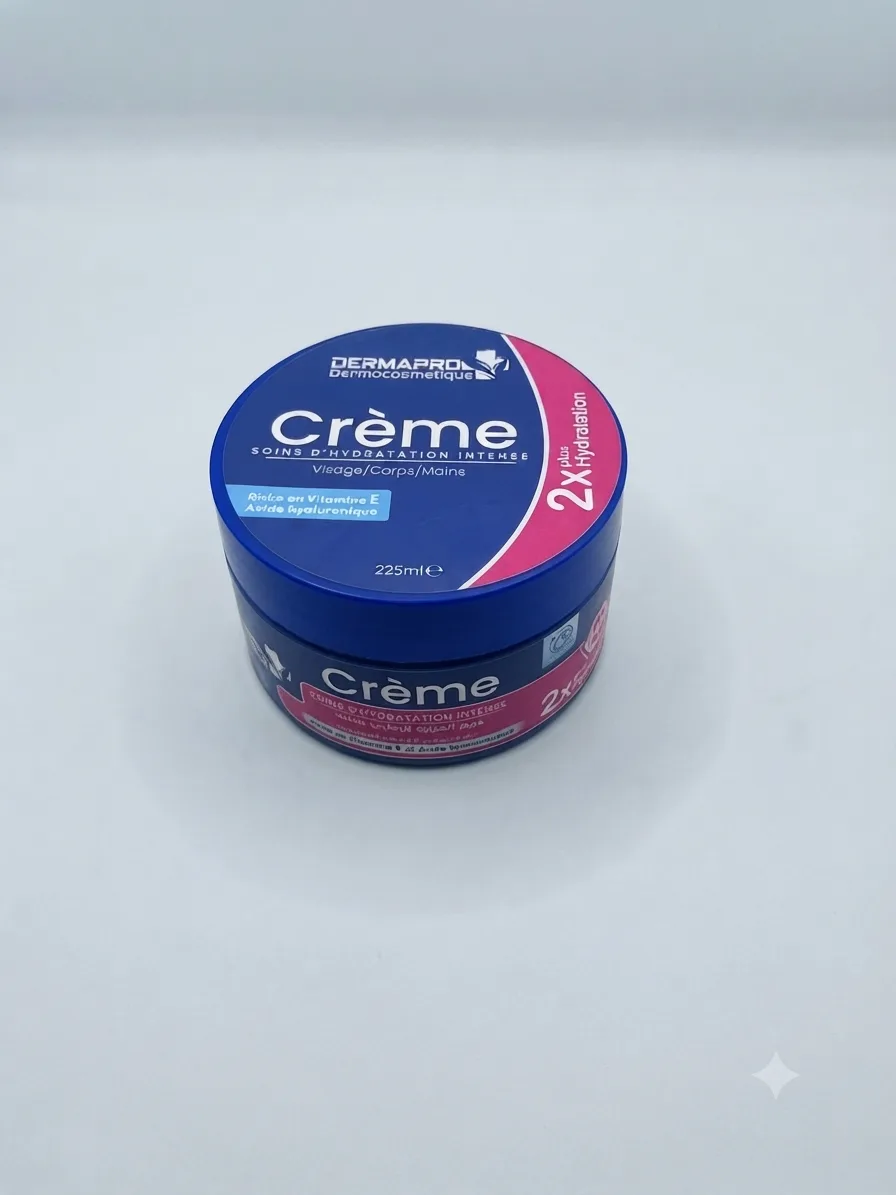 Crème Hydratante à l'acide Hyaluronique (Double Hydratation)